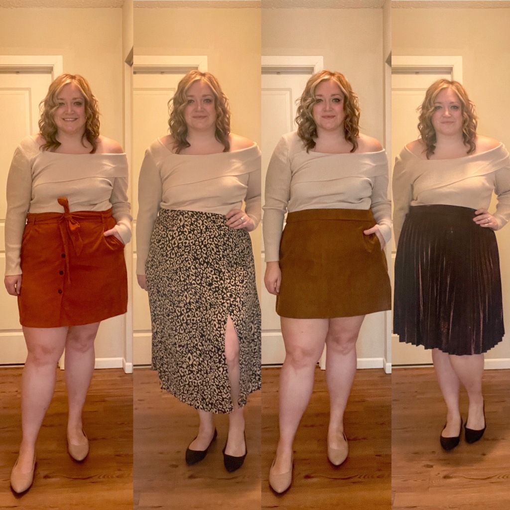 4 Outfit Challenge – Plus Size Amazon Sweater