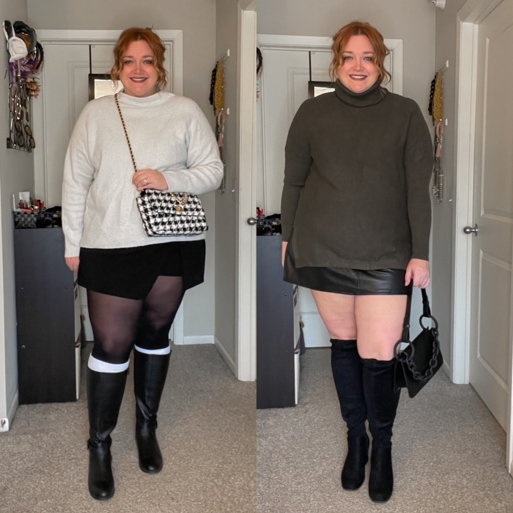 Turtleneck and Skirts – Plus Size Style